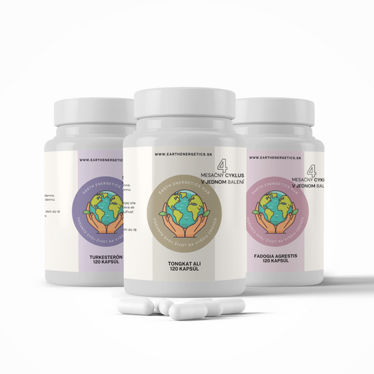 Tongkat Ali + Fadogia Agrestis + Turkesterone 3x120-Kapsúl, 4-Mesačný Cyklus